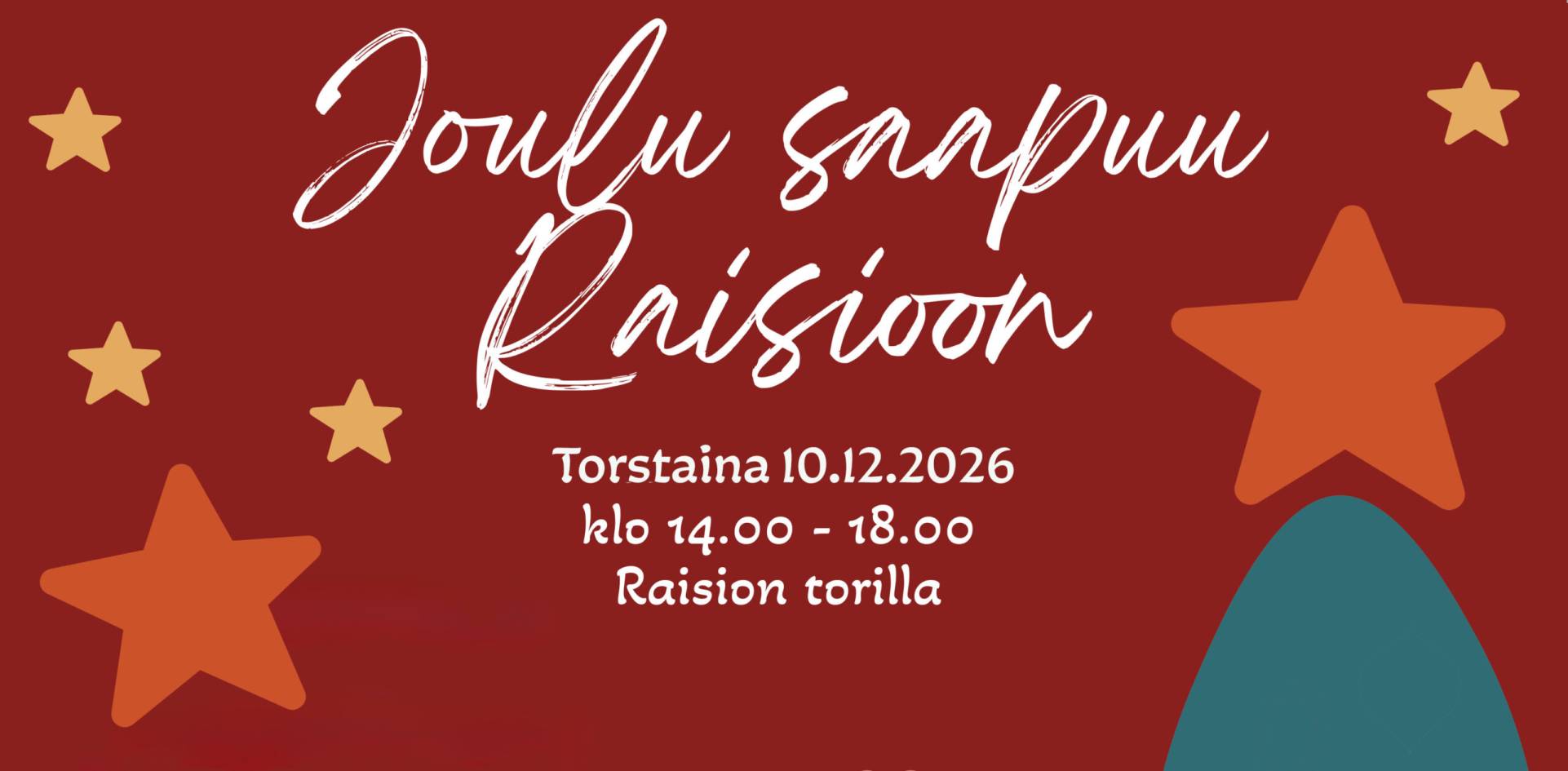 Etusivu Joulu Saapuu Raisioon 2026 Kansikuva Scaled